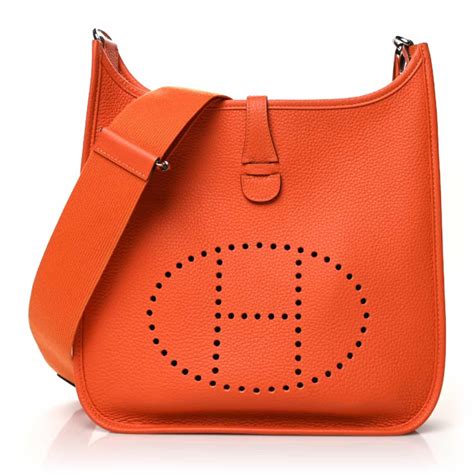 women hermes bag evelyne|Hermes evelyne sizes and prices.